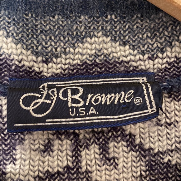 Vintage JJ Browne Fair isle Long-Sleeve Crewneck Sweater - Picture 2 of 3